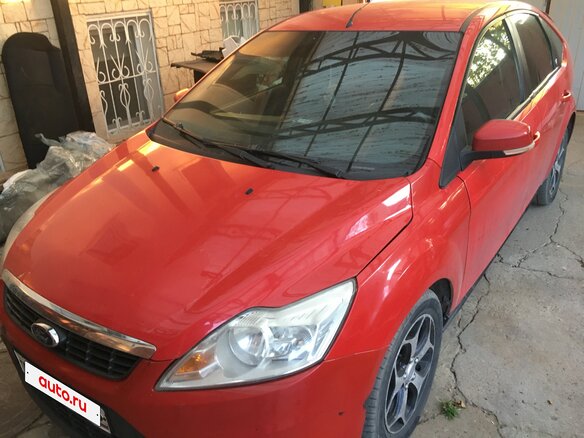 2008 Ford Focus II Рестайлинг, красный, 395000 рублей - вид 8