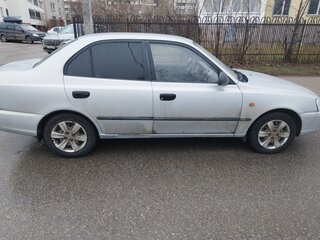 2011 Hyundai Accent ТагАЗ II, серебристый, 305000 рублей, вид 2