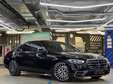 2022 Mercedes-Benz S-Класс 400 d 4MATIC VII (W223), чёрный, 11150000 рублей, вид 2