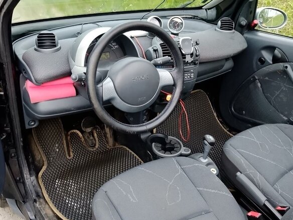 2005 Smart Fortwo I Рестайлинг, чёрный, 350000 рублей - вид 8