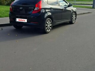 2014 Hyundai Solaris I Рестайлинг, чёрный, 710000 рублей, вид 4