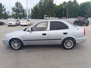 2008 Hyundai Accent ТагАЗ II, серебристый, 350000 рублей, вид 4