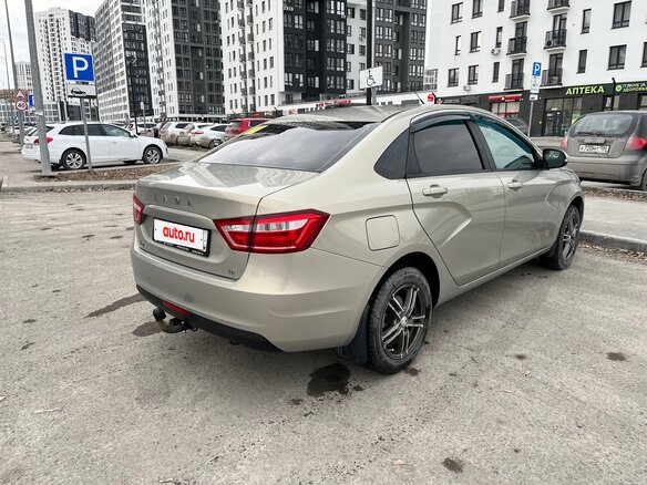 2018 Lada (ВАЗ) Vesta I, бежевый, 900000 рублей - вид 7