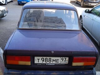 2003 Lada (ВАЗ) 2107, фиолетовый, 120000 рублей, вид 2