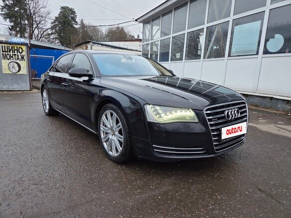 2011 Audi A8 Long III (D4), чёрный, 1900000 рублей - вид 3