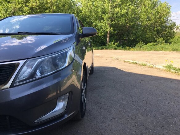 2012 Kia Rio 5-speed III, серый, 750000 рублей - вид 9