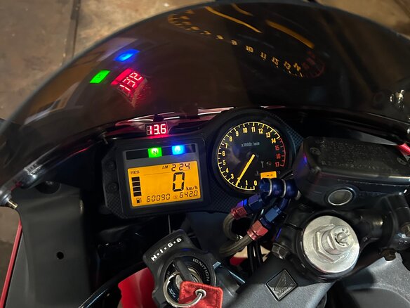 2002 Honda CBR 600F, синий, 470000 рублей - вид 16