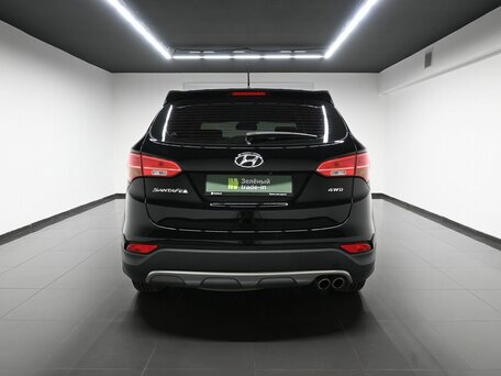 2013 Hyundai Santa Fe III, чёрный, 1595000 рублей, вид 4