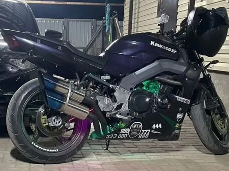 1994 Kawasaki Xanthus 400, пурпурный, 280000 рублей, вид 1