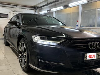 2018 Audi A8 Long 55 TFSI IV (D5), чёрный, 4500000 рублей, вид 2
