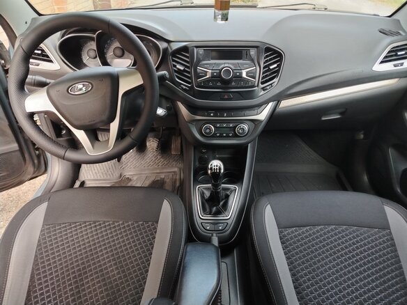 2016 Lada (ВАЗ) Vesta I, серый, 770000 рублей - вид 6