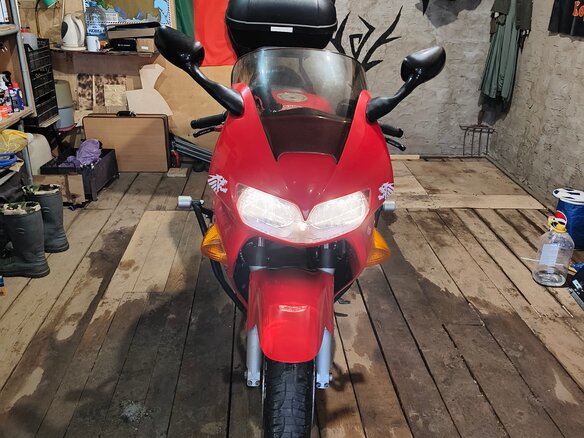 1999 Honda VFR 800, красный, 400000 рублей - вид 5