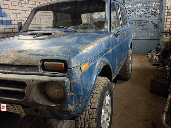 2001 Lada (ВАЗ) 2121 (4x4) I Рестайлинг, синий - вид 1