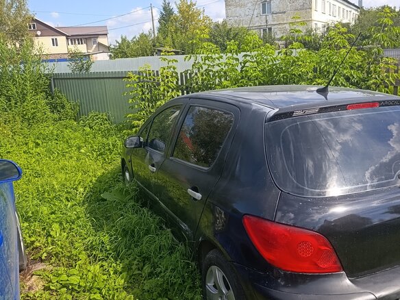 2006 Peugeot 307 I Рестайлинг, чёрный, 330000 рублей - вид 4