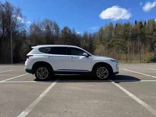 2019 Hyundai Santa Fe IV, белый, 3555000 рублей, вид 3