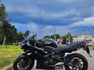 2011 Kawasaki ER-6F (Ninja 650R), чёрный, 450000 рублей, вид 3