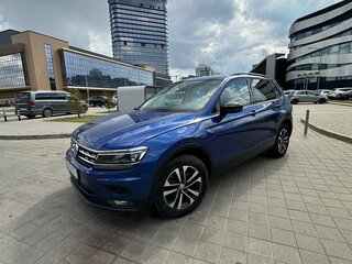 2019 Volkswagen Tiguan II, синий, 1750000 рублей, вид 3