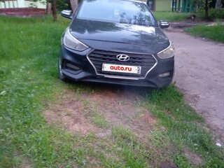 2017 Hyundai Solaris II, чёрный, 650000 рублей, вид 1