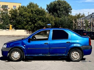 2007 Renault Logan I, синий, 125000 рублей, вид 4