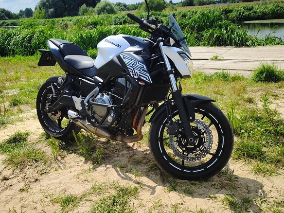 2019 Kawasaki Z 650, белый, 650000 рублей - вид 5
