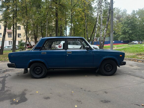 2002 Lada (ВАЗ) 2107, синий, 169000 рублей - вид 6