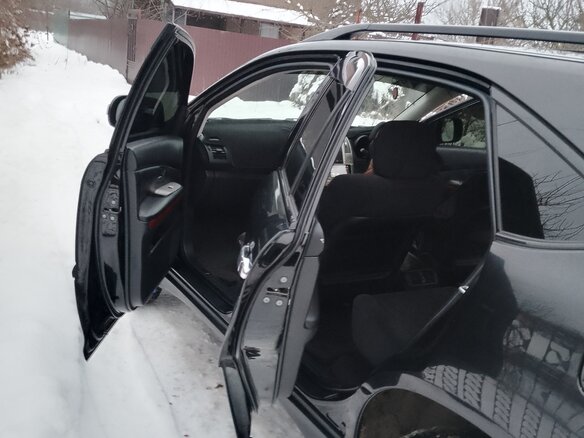 2007 Toyota Harrier II (XU30), чёрный, 640000 рублей - вид 6