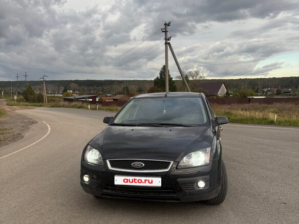 2007 Ford Focus II Рестайлинг, чёрный