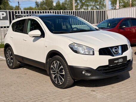 2011 Nissan Qashqai I Рестайлинг, белый, 1036000 рублей, вид 1