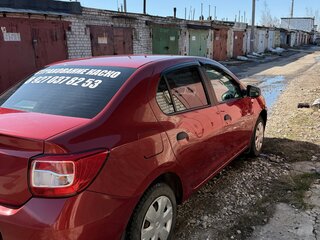 2014 Renault Logan II, красный, 580000 рублей, вид 3