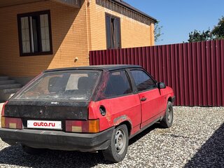 1990 Lada (ВАЗ) 2108, красный, 43000 рублей, вид 3