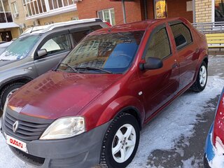 2013 Renault Logan I Рестайлинг, красный, 325000 рублей, вид 1