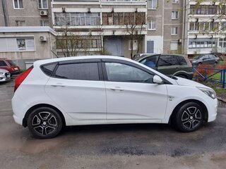 2015 Hyundai Solaris I Рестайлинг, белый, 820000 рублей, вид 2