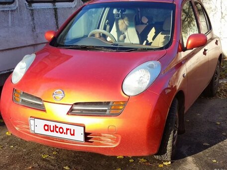 2002 Nissan March III (K12), оранжевый, 395000 рублей, вид 2
