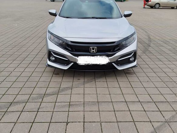 2021 Honda Civic X Рестайлинг, серебристый, 1420000 рублей - вид 3
