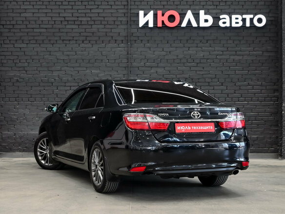 2016 Toyota Camry VII (XV50) Рестайлинг, чёрный, 1720000 рублей - вид 6