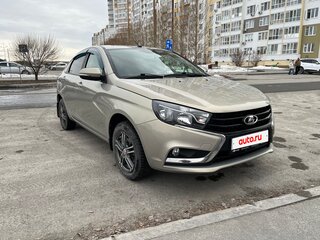 2018 Lada (ВАЗ) Vesta I, бежевый, 900000 рублей, вид 2