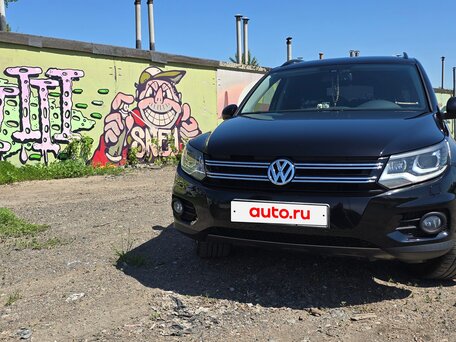 2012 Volkswagen Tiguan I Рестайлинг, чёрный, 1340000 рублей, вид 2