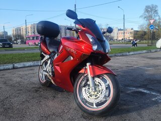 2002 Honda VFR 800, красный, 450000 рублей, вид 4
