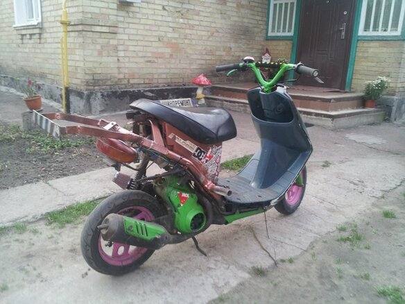 1998 Honda Dio, зелёный, 5000 рублей - вид 1