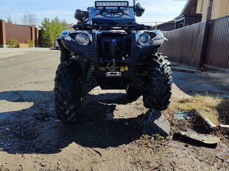 2015 Yamaha Grizzly 700, серебристый, 750000 рублей, вид 2