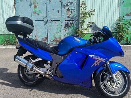 2001 Honda CBR 1100 XX, синий, 480000 рублей, вид 2