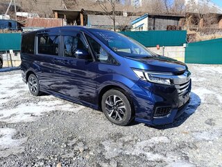2021 Honda Stepwgn Spada V Рестайлинг, синий, 2600000 рублей, вид 2