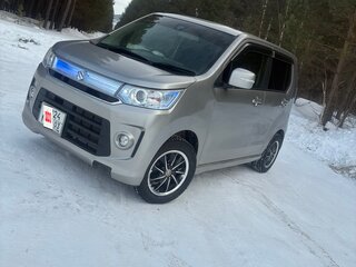 2015 Suzuki Wagon R V Рестайлинг, серебристый, 550000 рублей, вид 1