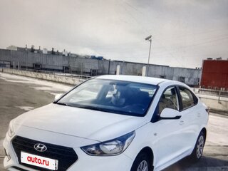 2019 Hyundai Solaris II, белый, 1300000 рублей, вид 1