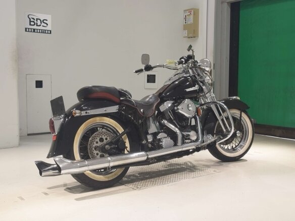 1998 Harley-Davidson Springer Softail, чёрный, 590000 рублей - вид 4