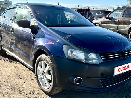 2014 Volkswagen Polo V, синий, 220000 рублей, вид 5
