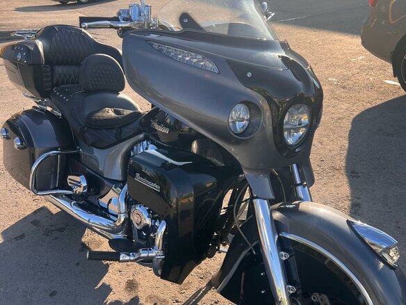 2016 Indian Roadmaster, серый, 1600000 рублей - вид 4