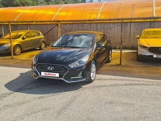 2017 Hyundai Sonata VII (LF) Рестайлинг, чёрный, 1640000 рублей, вид 4