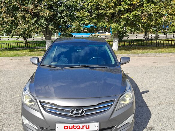 2015 Hyundai Solaris I Рестайлинг, серый, 850000 рублей