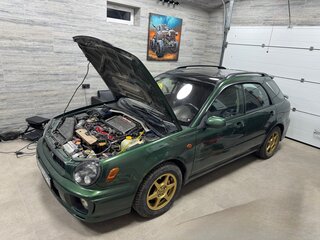 2002 Subaru Impreza WRX II, зелёный, 850000 рублей, вид 2
